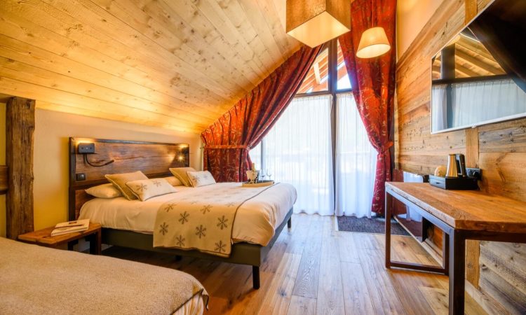 Chambre double twin avec balcon